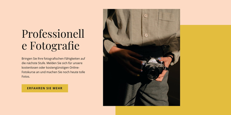 Professionelle Fotografie Joomla Vorlage