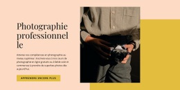 Photographie Professionnelle - HTML Template Builder