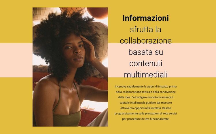 Colorazione multimediale Costruttore di siti web HTML