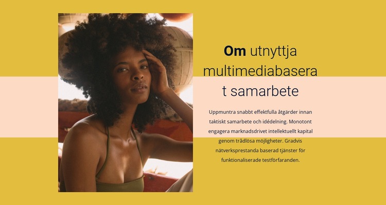 Multimediakolorering Hemsidedesign