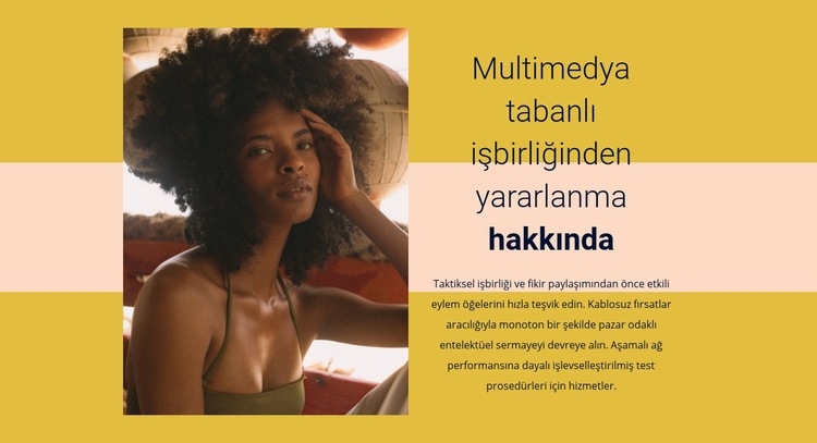 Multimedya ortaklığı Açılış sayfası