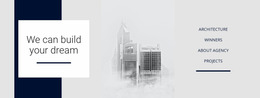 We Can Build Your Dream - Custom Website Mockup