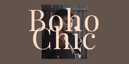 Boho Chic CSS-Rastervorlage