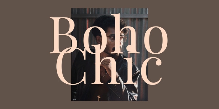 Boho Chic HTML Website Builder