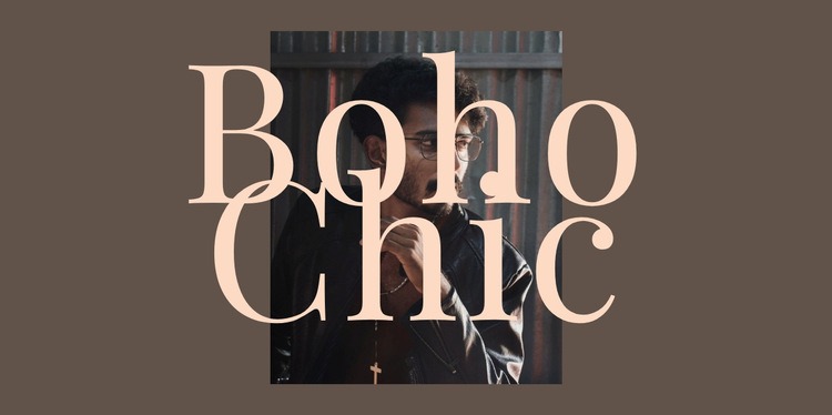 Boho Chic Website design