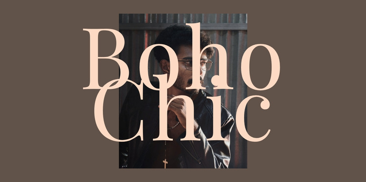 Boho Chic Website-Vorlage