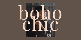 Bohème Chic - Site Avec Téléchargement De Modèles HTML