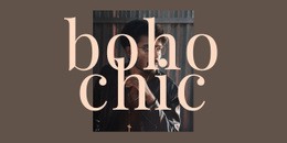 Bohème Chic - Meilleure Page Gratuite