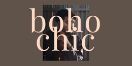 Boho Chic - Modello HTML5
