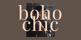Boho Chic - Simple Web Page Design