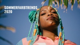 Website-Design Für Farbtrends