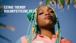 Projekt Strony Internetowej Dla Trendy Kolorystyczne