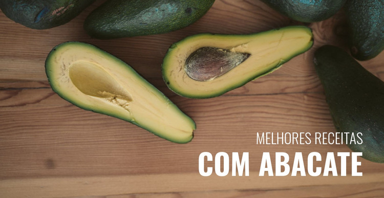 Melhores receitas Modelo HTML