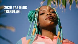 Renk Trendleri - Web Sitesi Şablonları