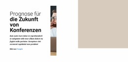 Prognose Für Die Zukunft Von Konferenzen - Online-Vorlagen