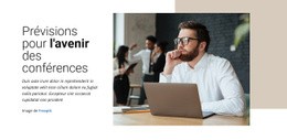 Prévisions Pour L'Avenir Des Conférences - HTML Builder