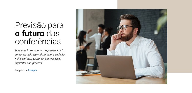 Previsão para o futuro das conferências Template CSS