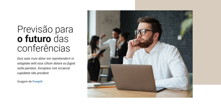 Previsão para o futuro das conferências Landing Page