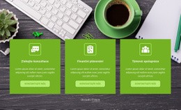 Služby Společnosti – Šablona Stránky HTML