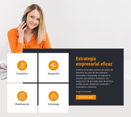 Estrategia Empresarial Eficaz - Hermoso Creador De Sitios Web