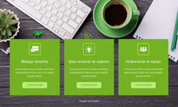 Servicios De La Empresa: Plantilla De Página HTML