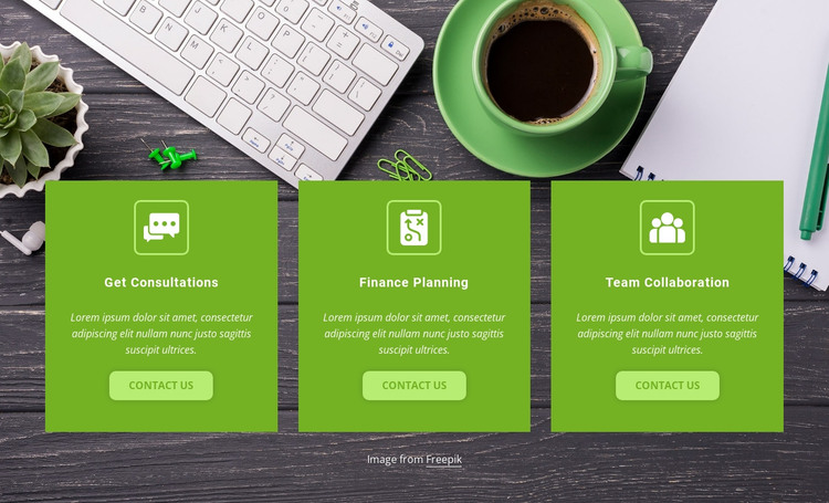 Company Services HTML Template