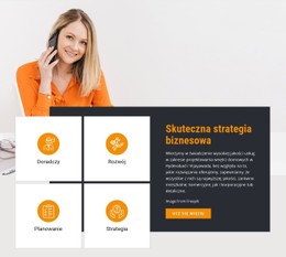 Skuteczna Strategia Biznesowa Szablon Strony Internetowej HTML CSS