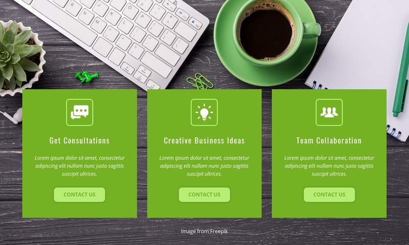 Company Services Squarespace Template Alternative