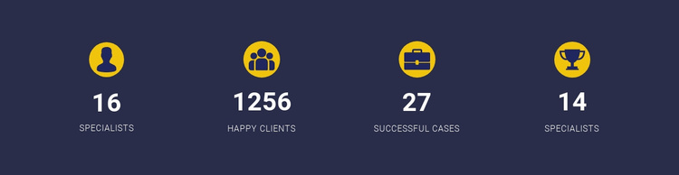 Company Achievements Landing Page