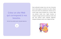 Générateur De Site Web Modèle De Page De Destination