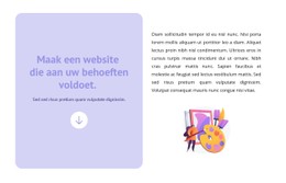 Website Bouwer Sjabloon Voor Bestemmingspagina'S