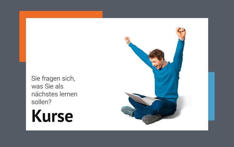 Entwicklungskurse Website design