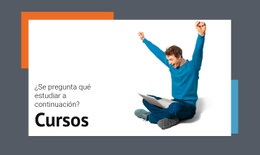 Página De Inicio Del Producto Para Cursos De Desarrollo