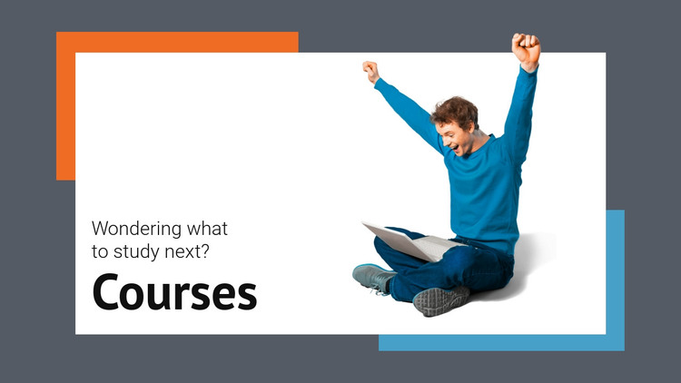 Development courses Homepage Design