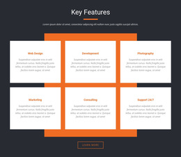 Awesome HTML5 Template For Important Characteristics
