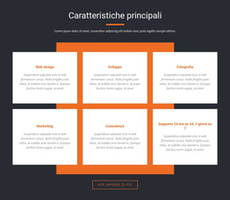 Caratteristiche Importanti - Tema WordPress Gratuito