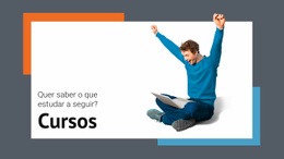 Cursos De Desenvolvimento - Inspiração Para O Design Do Site