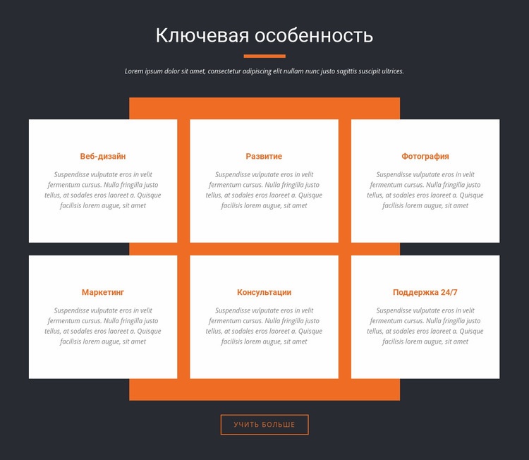 Важные характеристики Конструктор сайтов HTML