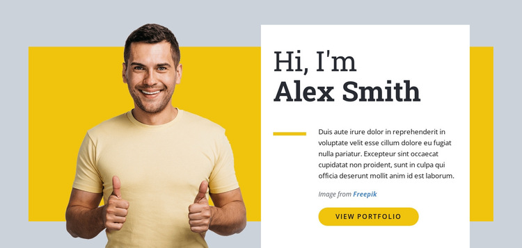 I am Web Designer HTML5 Template