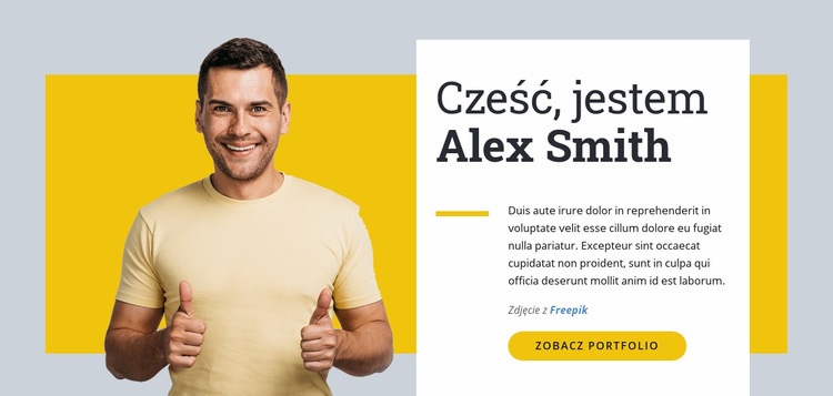 Jestem Web Designer Szablon CSS