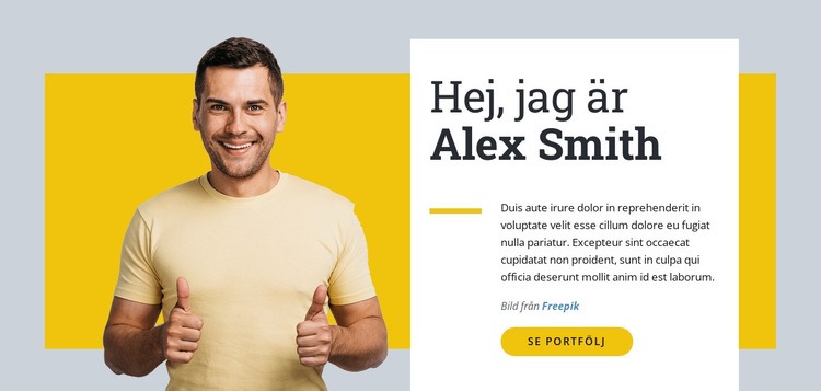 Jag är webbdesigner WordPress -tema