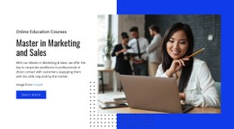 Master In Marketing Courses Basic CSS Template