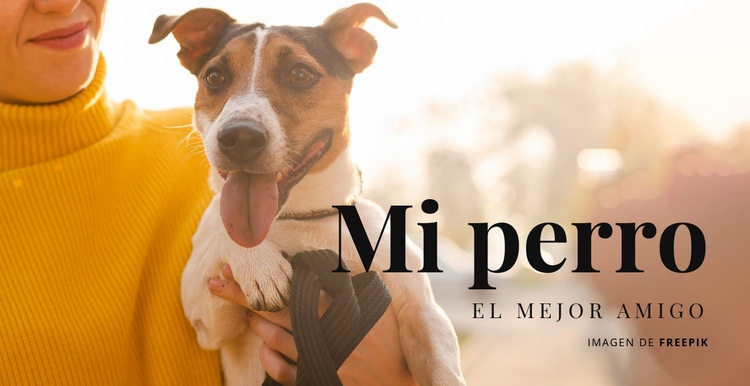 Mi perro Diseño de páginas web