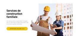 Services Du Bâtiment - Page De Destination Gratuite, Modèle HTML5