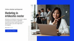 Mester A Marketing Tanfolyamokon - Modern Webhelytervezés