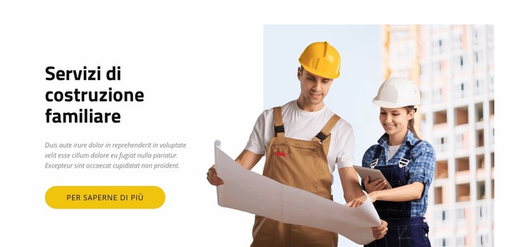 Servizi di costruzione Modelli di Website Builder