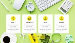 Servicios De Agencia Creativa Plantilla HTML5 Y CSS3