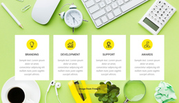 Creative Agency Services One Page Template