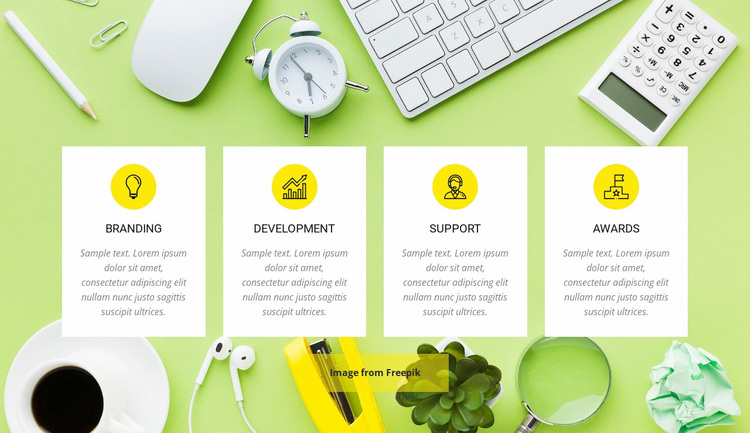 Creative Agency Services Website ontwerp
