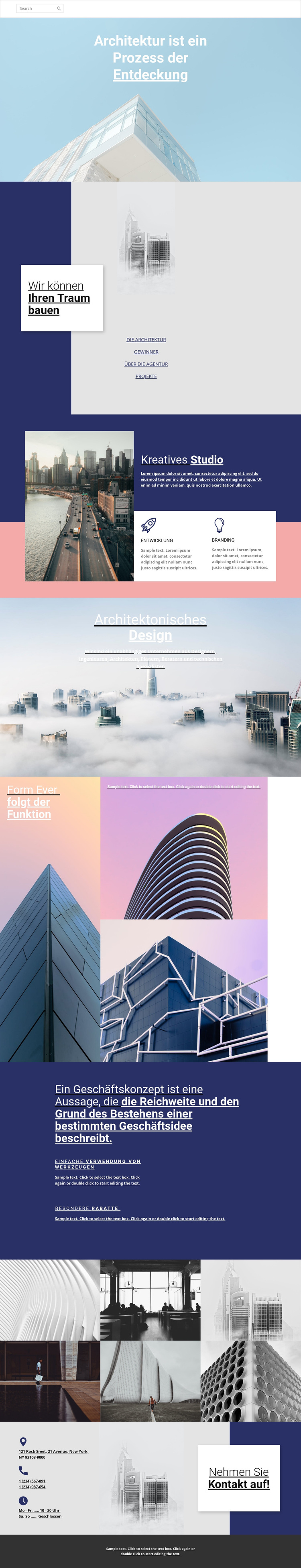 Wunder der Architektur WordPress-Theme